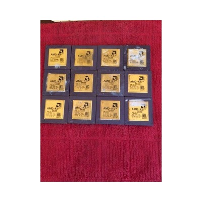 VERY HIGH YIELD GOLD RECOVERY CPU CERAMIC PROCESSOR SCRAPS AND COMPUTER