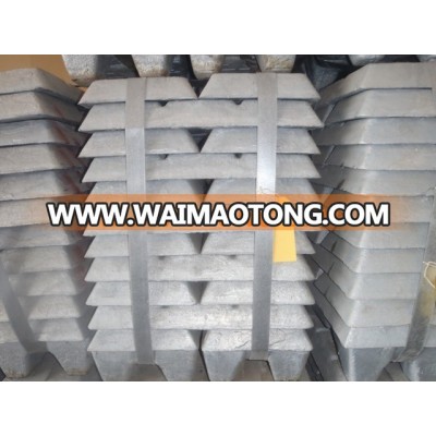 manufacturers supply high quality pure 99.995 zinc ingot with reasonable price and fast delivery !!